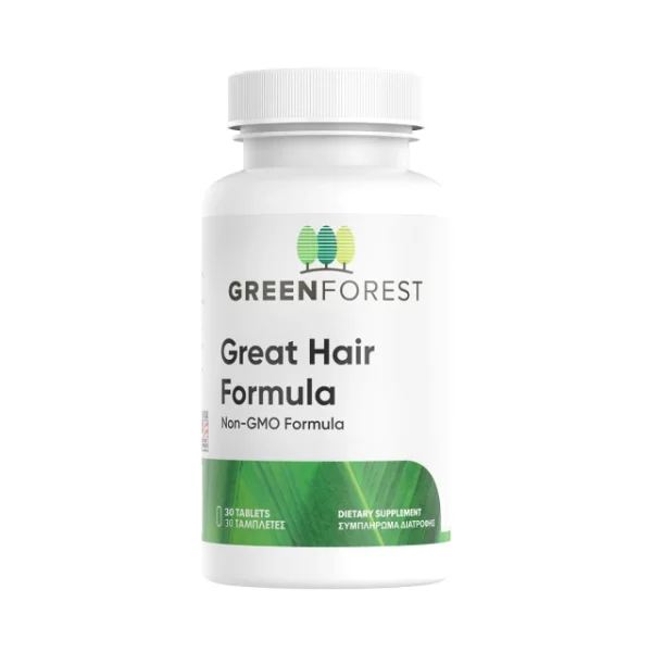 Green Forest Great Hair Formula Ειδικό Συμπλήρωμα Διατροφής 30 κάψουλες