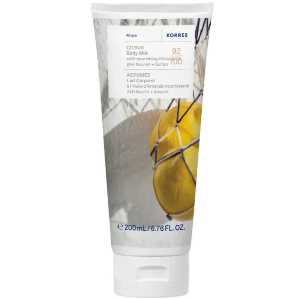 Korres Body Milk Citrus - Ενυδατικό Γαλάκτωμα Σώματος Κίτρο, 200ml
