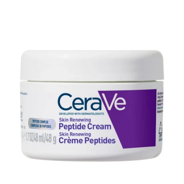 CeraVe Skin Renewing Peptide Κρέμα Προσώπου με Σύμπλοκο Πεπτιδίων & 3 Απαραίτητα Ceramides 48gr